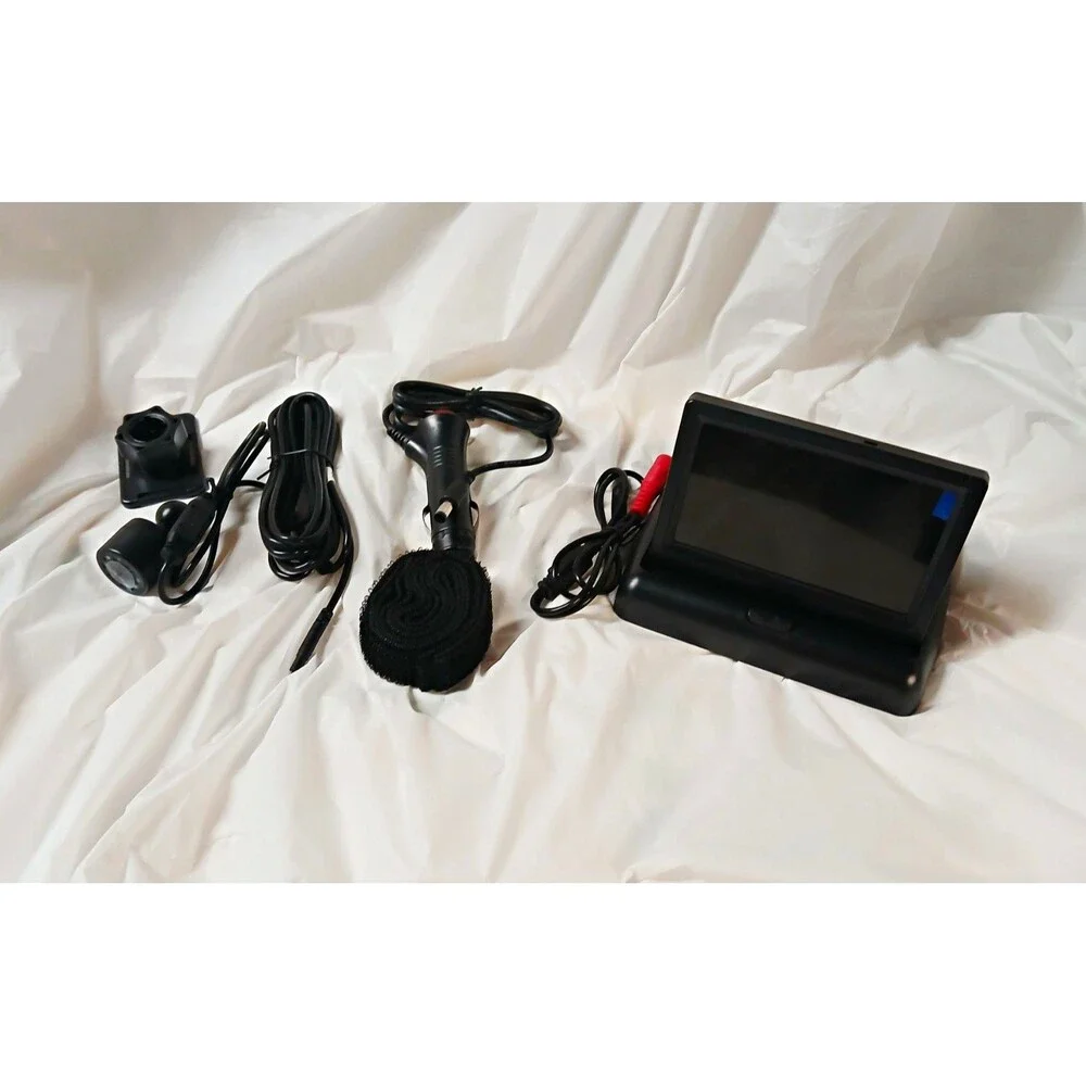 Rear Facing Car Seat Monitor AML017 4.3in LCD Wired Rear View Camera *Open Box